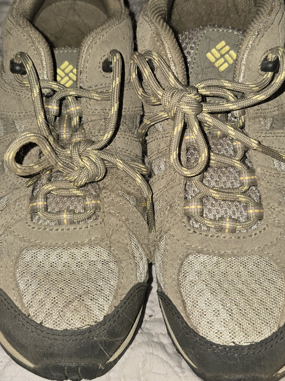 Columbia Womens 8.5 Brown Hiking Sneakers - Comfortable Outdoor Shoes